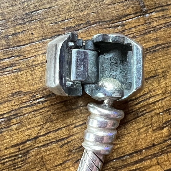 PANDORA Authentic Snake & Bangle BRACELETS Plus 5 RETIRED PANDORA CHARMS Disney - Picture 9 of 14